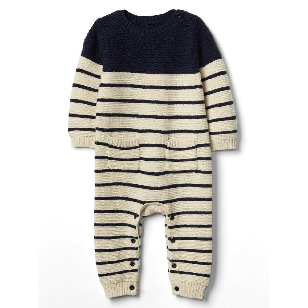 Gap Baby Brannan Stripe One-Piece - Picture 1 of 6